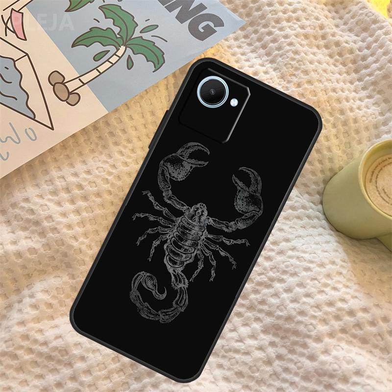 Чехол-Скорпион для Realme C67 C63 C55 C51 C75 C61 C53 C35 C65 C71 11 12 13 14 15 Pro Plus GT6 GT7 Pro