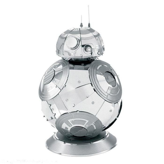 Metal Construction Set - METAL EARTH - Star Wars BB8 - Self-assembly - Grey - Minimum Age 14 Years