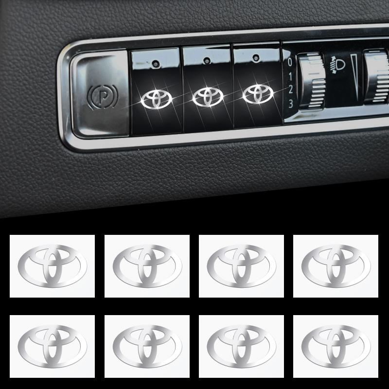 Car styling 3D Metal Car Interior Decoration Sticker Badges For Toyota Prius NHW20 ZVW30 ZVW40 ZVW50