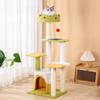 Кошачье дерево Кошачья башня, Многоуровневое кошачье дерево для домашних кошек, Высокое кошачье дерево для больших кошек Kitty, Центр деятельности с мебелью для кошек