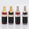 HIFI Binding Post 50mm Rhodium Plating /Gold Plating Binding Speaker Terminal Power Amplifier Audio Banana Plug Terminal