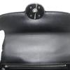 Gucci Маленькая сумка на плечо Petit GG 739722 Double G 2WAY черная кожаная Женская Б/у