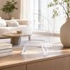 Акриловый и металлический стеллаж для журналов Прозрачный отдельно стоящий настольный держатель для книг Прочный