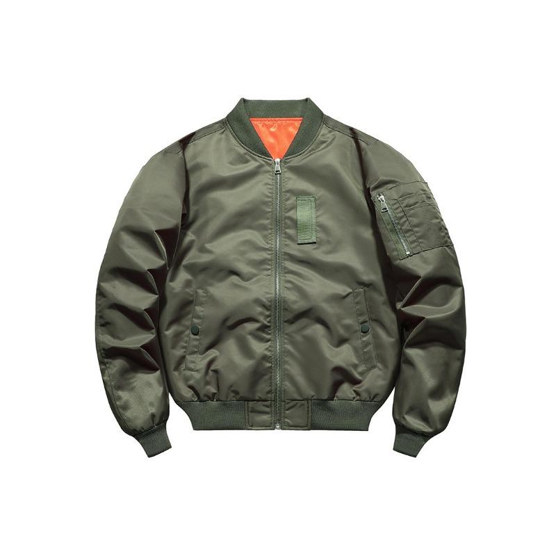 Весенняя новая куртка пилота Air Force MA1, американская бейсбольная куртка с воротником, модная и универсальная повседневная мужская куртка