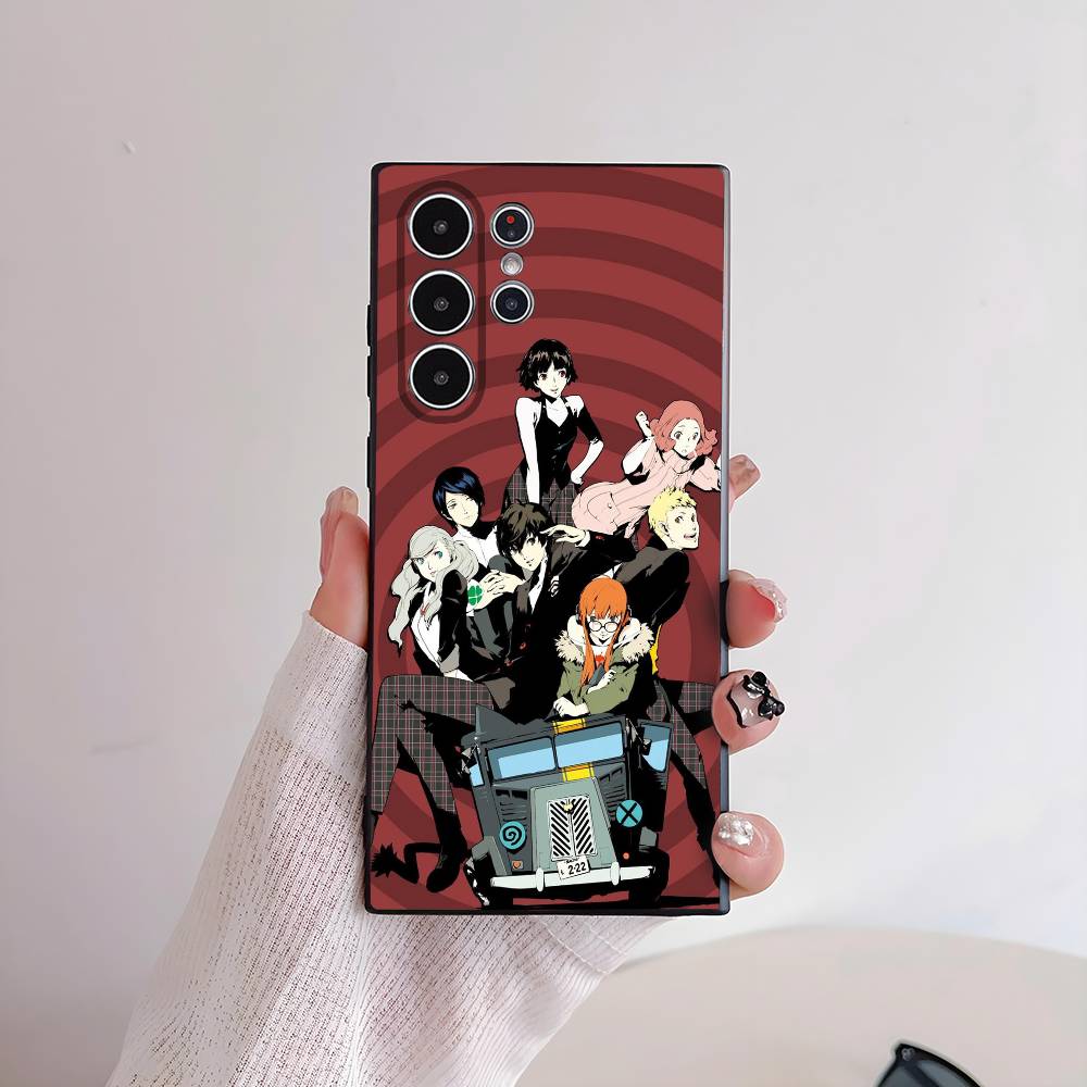 Чехол для телефона P-Persona 5 COOL Аниме для Samsung серии S s21 s22 s23 s24 s25 FE Plus Ultra TPU Мягкий, приятный для кожи чехол