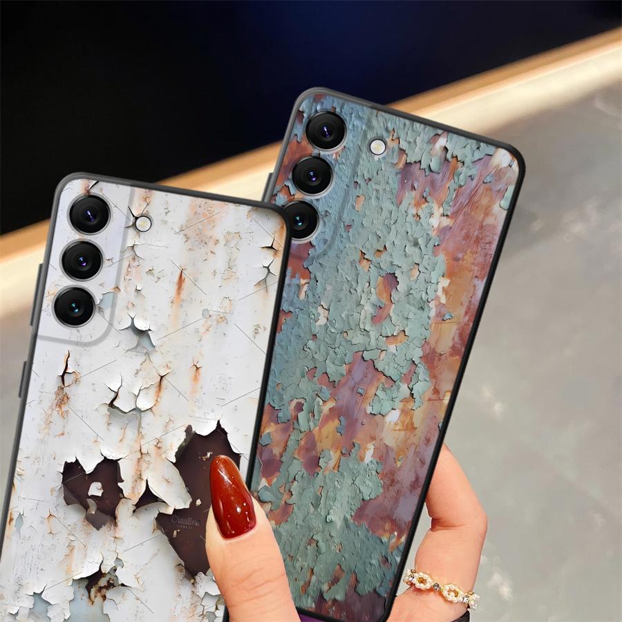 Ретро-кейс с эффектом ржавчины для Samsung Galaxy A14 A15 A12 A13 A34 A72 A73 A17 A24 A23 A54 A71 A51 A52 A16 Чехол для телефона