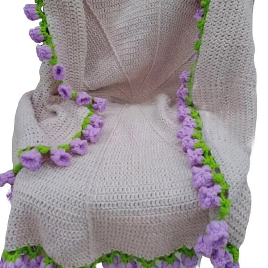 Букет Одеяло DIY Набор Цветочные Букеты Вязание крючком Набор Вязаный Букет Плед Набор для Рукоделия для Дома Кровать Диван Диван Декор