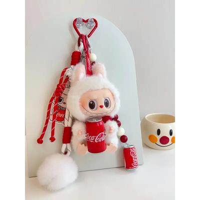 Коллекционная серия кукол Cola в слепой коробке, игрушки с черным виниловым лицом, куклы с лицами анимационных персонажей, таинственные подарки-сюрпризы в виде брелоков