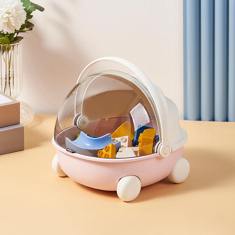 Cute Cradle Desktop Storage Box Dustproof Porch Ornaments Key Storage Tray Sundries Snacks Toy Storage Box