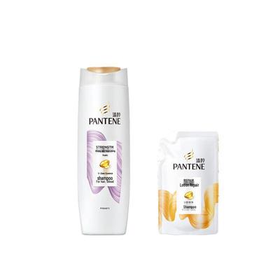 Шампунь Pantene Сильные корни Питание с запасным блоком