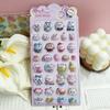 Kawaii Chiikawa 3D Relief Stickers, Self-Adhesive Cartoon Decals for Laptop Water Bottle Gift