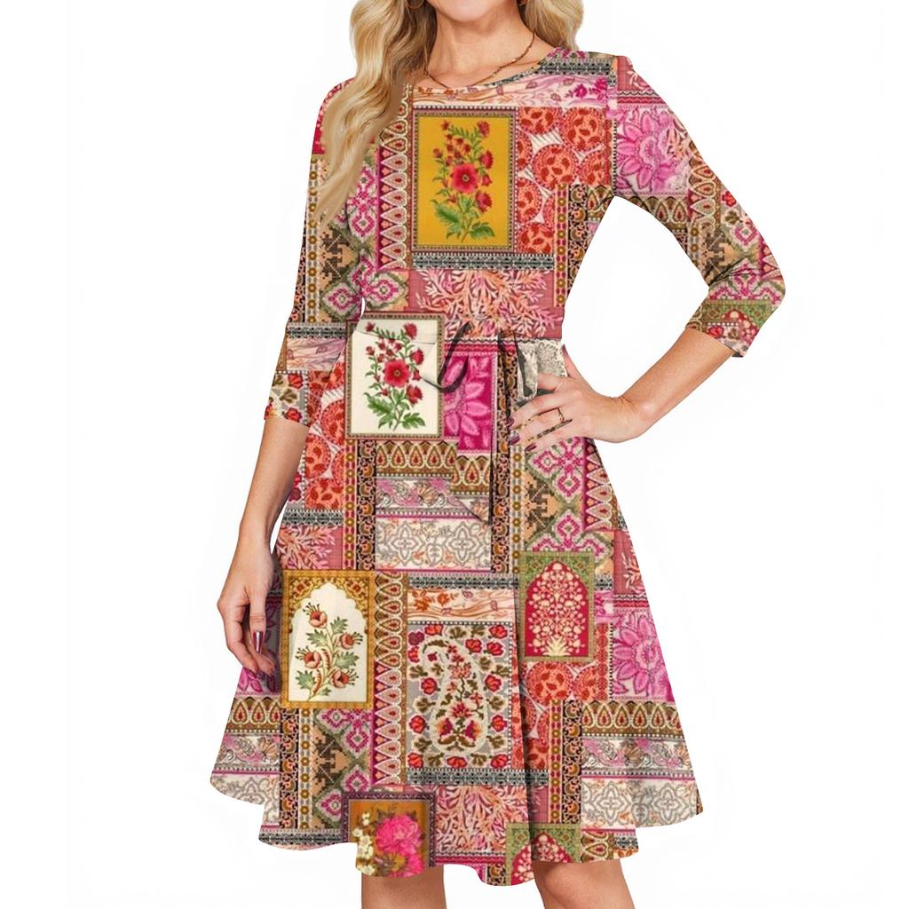 Женские коктейльные платья с рукавом 3/4, винтажное платье для гостьи на свадьбу