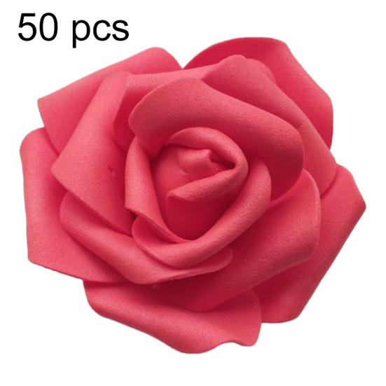 25/50/100 шт искусственные пенополиэтиленовые розы голова цветы DIY свадьба домашний декор комнаты