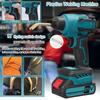 Cordless Portable Plastic Welder Gun Hot Stapler Welding Machine Car Bumper Soldering Iron Shaft Clamps Repair Kit