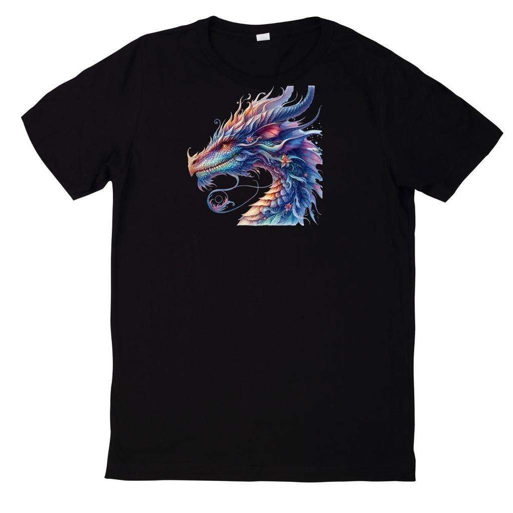 T-Shirt Fantasy Drachen Magischer Drache Motiv BaumwolleWird in neuem Fenster oder Tab geöffnet