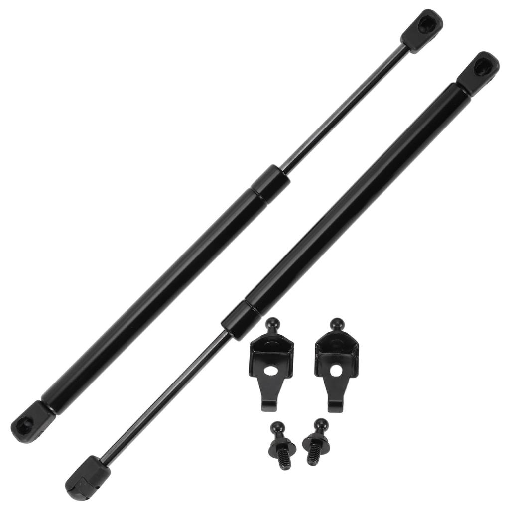 TUCKBOLD Front Hood Gas Spring Lift Support Struts for Toyota Camry Sedan 2 Pieces (5345069045) CE/LE/XLE (1997-2001), Black,
