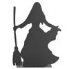 Book Ends Multipurpose Exquisite Witch Design Stainless Iron Decorative Bookends for Shelves Home Decor Office Desk