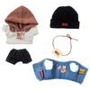 Niannyyhouse 40cm Plush Toy Clothes Explorer Set: Hat, Vest, Hoodie, Shorts, Backpack, Loose Fit Cotton Doll Clothes (40cm)