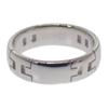 HERMES  #13(JP Size)  Ring K18 White Gold Mens