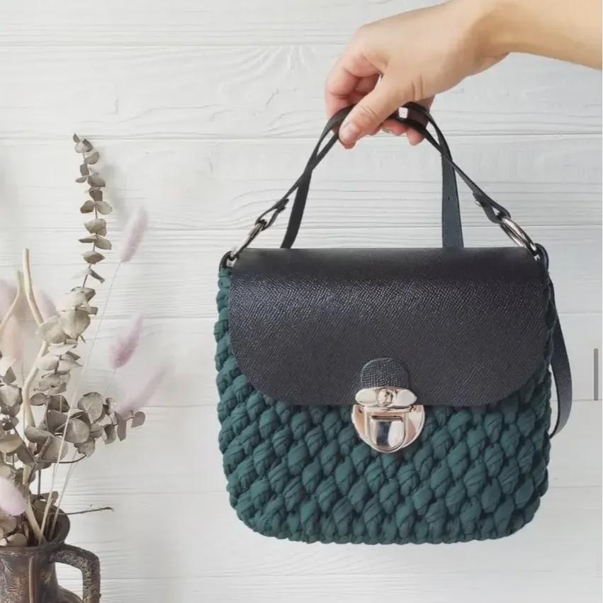 Кожаный чехол для сумки с винтовой пряжкой – клапан и аксессуары ручной работы