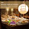 Подставка для торта Десерт Золотая полка для кексов Кофейная станция Декор Фруктовые пирожные Портативный поднос Металлический многослойный кондитерский