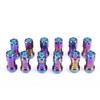 New R40 Style 44mm Wheel Nuts Steel M12x1.5/1.25 Racing Lug Nuts 20pcs Lock Racing Lug Nuts + 2 Set Security