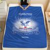 1PC Crystal Palace F.C Patterned Flannel Blanket Suitable For All Seasons for Home Decor Warmth and Comfort Gifts Holiday Present