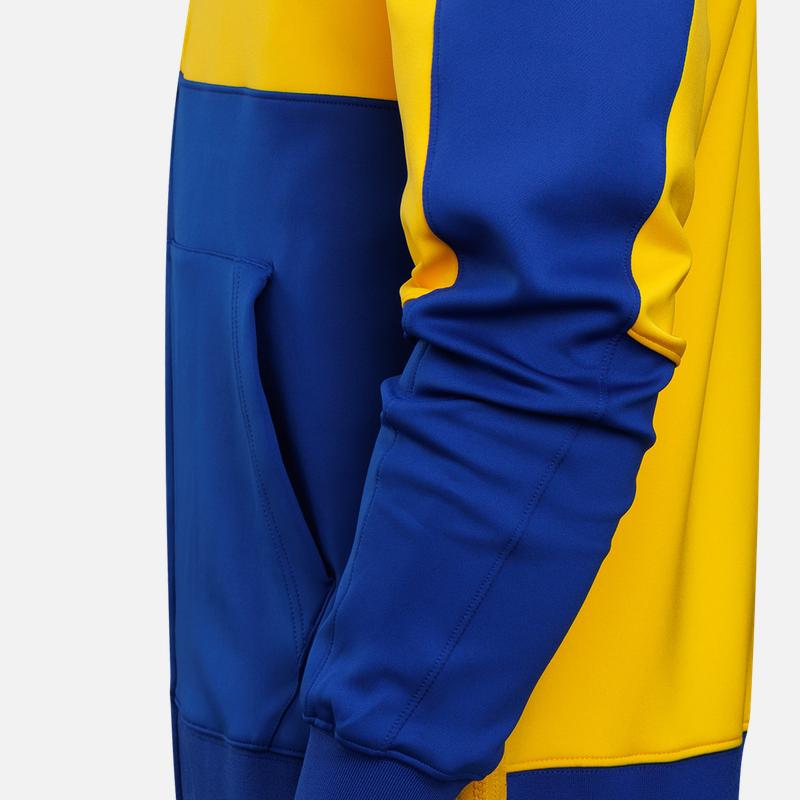 Nike Куртка Dri-Fit NBA Golden State Warriors Quick-Dry с капюшоном и длинным рукавом Мужская куртка Светло-голубой Амарилло-желтый FV1524-495