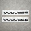1Pc 3D ABS Letters Logo VOGUESE Car Rear Trunk Stickers Badge for  Range Rover Executive Extended Edition Accessories