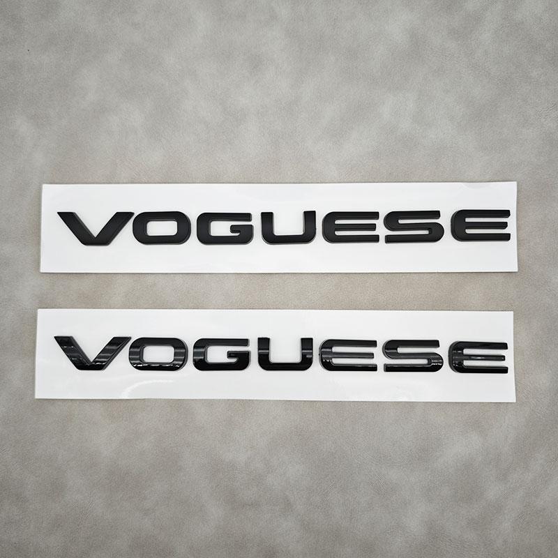 1Pc 3D ABS Letters Logo VOGUESE Car Rear Trunk Stickers Badge for  Range Rover Executive Extended Edition Accessories
