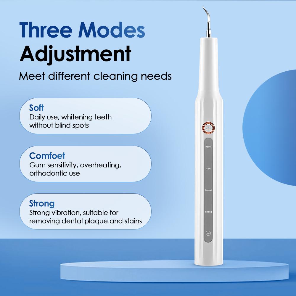 Ultrasonic Tooth Cleaner Dental Scaler Calculus Remover Plaque Tartar Eliminator Dental Stone Removal Teeth Cleaning Tools