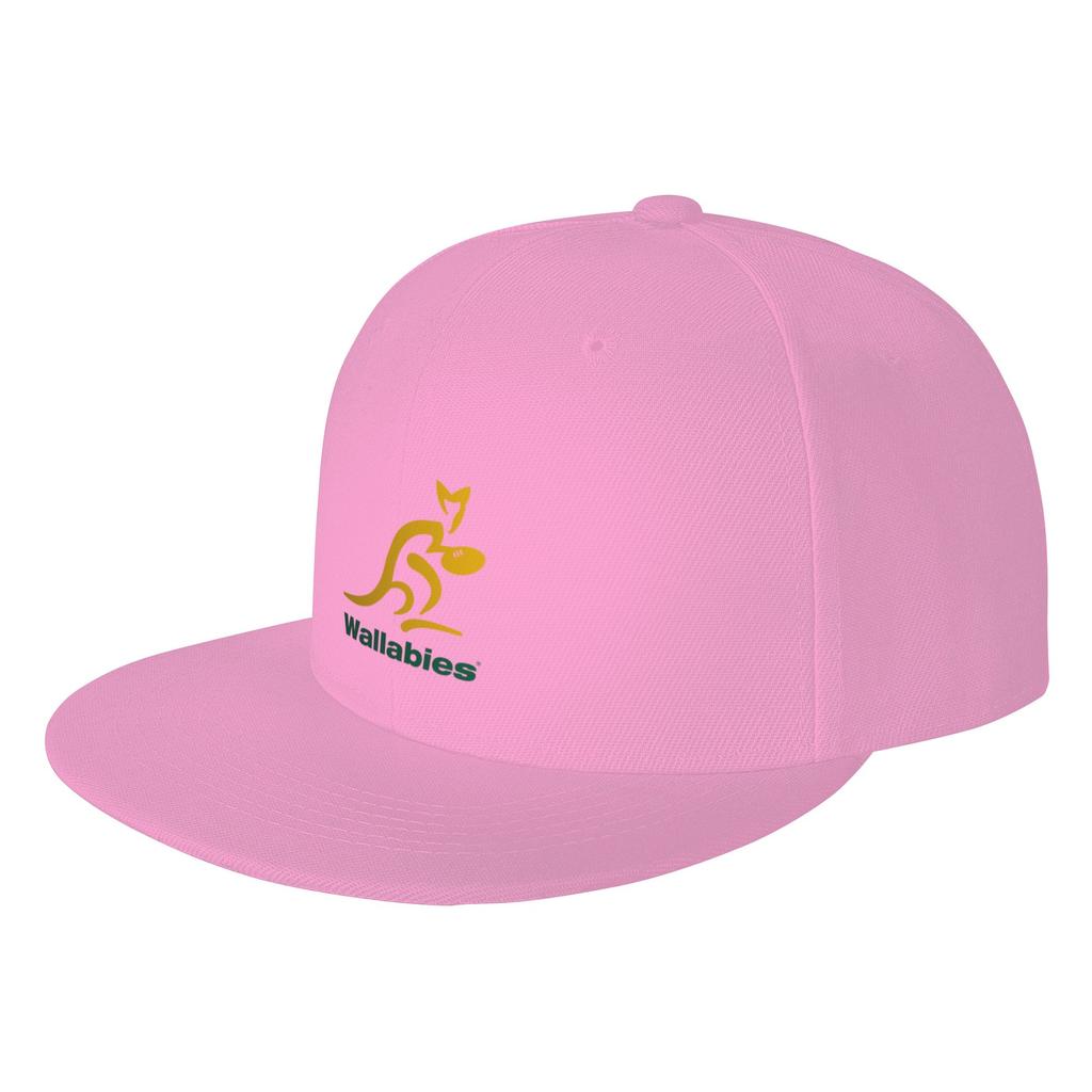 Fashion Australia Rugby Wallabies Yellow Wallaby Flat Brim Sun Hat Fine WorkUnisexship Hats For Unisex