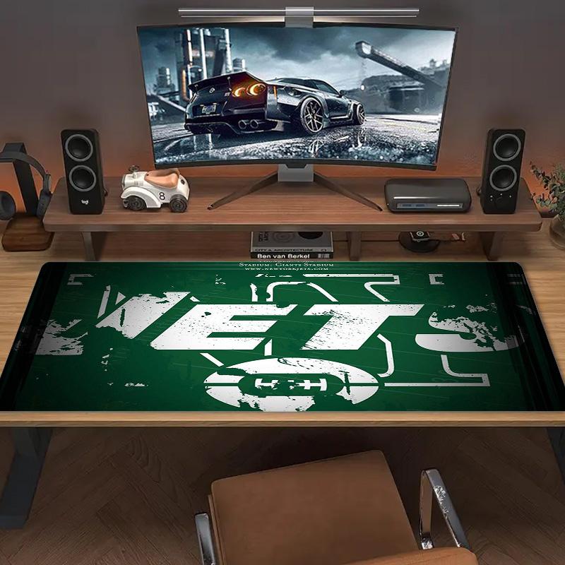 New york jets Color Mouse Pad Large Gaming Table Cushion Non-slip Laptop Tablet Big Mousepad XXL Mat Mini PC Playmat With Lock edge