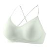 Traceless steel ring-free liquid foundation invisible underwear women's soft support ultra-thin shoulder straps cross back bra cover