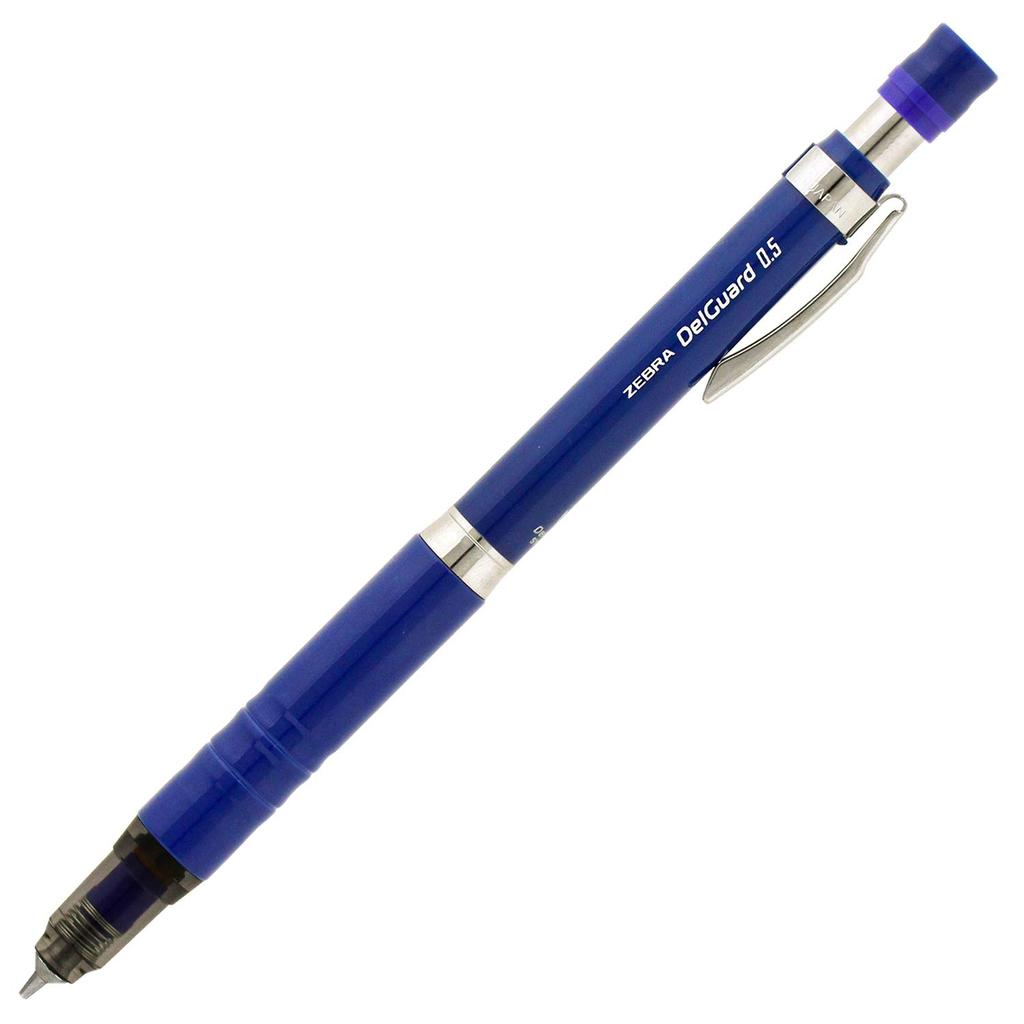 Zebra DelGuard Type Lx Mechanical Limited Edition Navy 0.5 Pencil, (A-MA86-Z-NV)