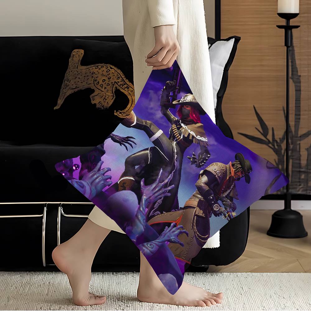 Cartoon Game FFortniteS Cushion Cover Inches Farmhouse Decor Home Throw Pillow Covers For Couch Decorations