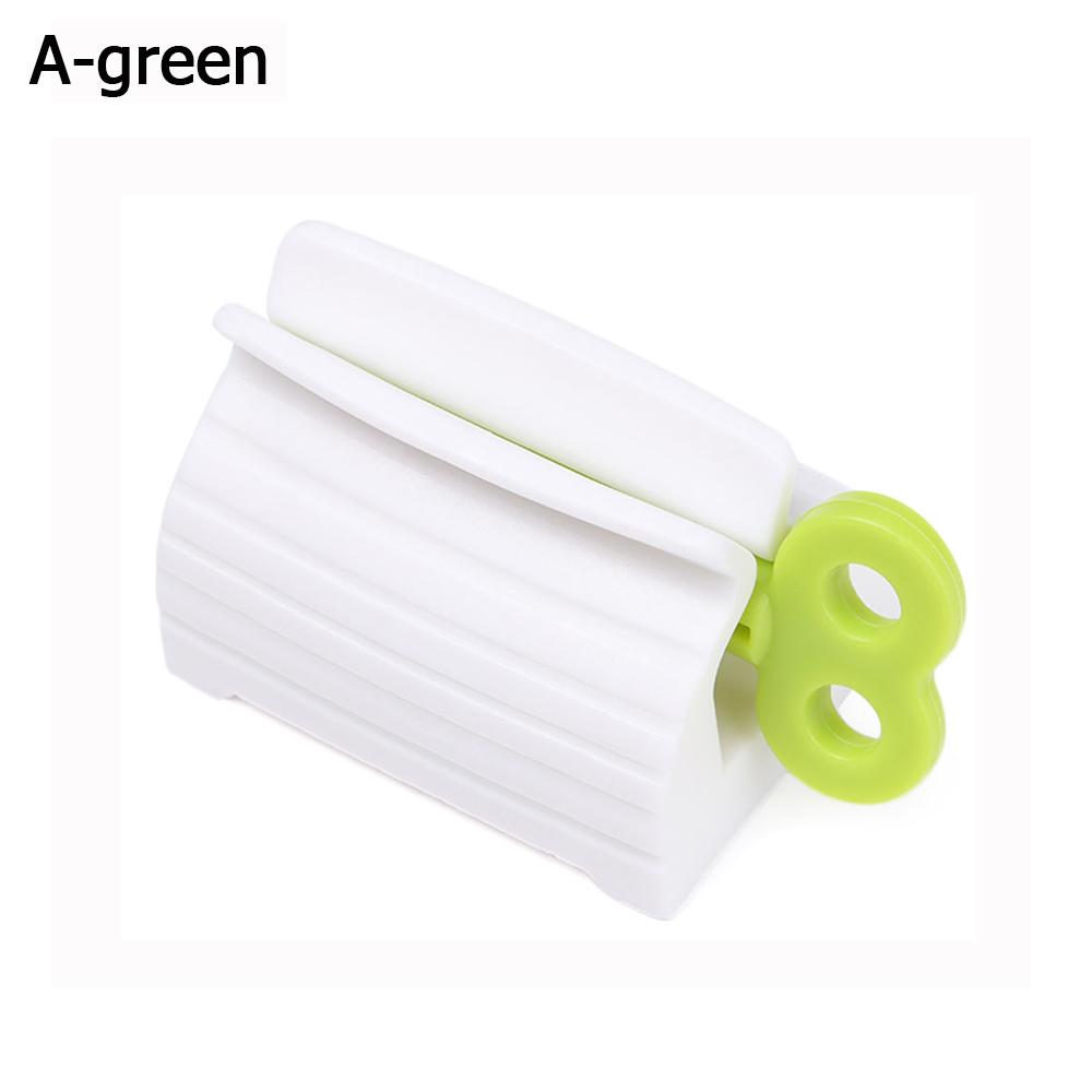 Принадлежности для ванной комнаты Пластиковый ручной выдавливатель зубной пасты, вращающийся держатель для тюбика, подставка для зубной щетки