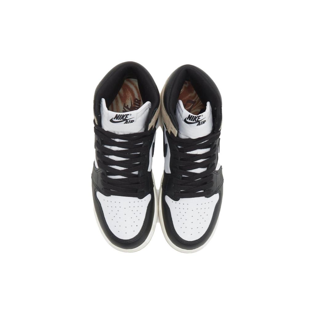 Женские кроссовки Air Jordan 1 Retro High OG Latte коричнево-черные Legend-Medium-Brown FD2596-021
