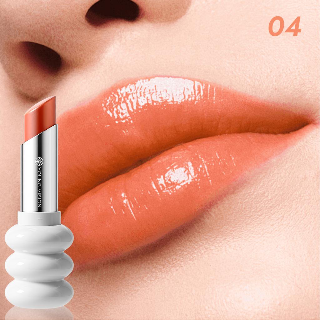 6-цветная спиральная увлажняющая помада Fine Shine Nude Candy Glow Lip Gloss Diamond Sparkling Pearl Lip Gloss