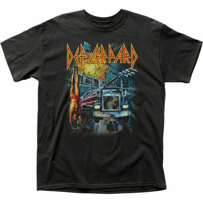 26 Def Leppard Подарочный набор Футболка Мужская Лицензированная Рок-н-ролл Музыкальная группа Футболка Новая Черная Унисекс Футболка