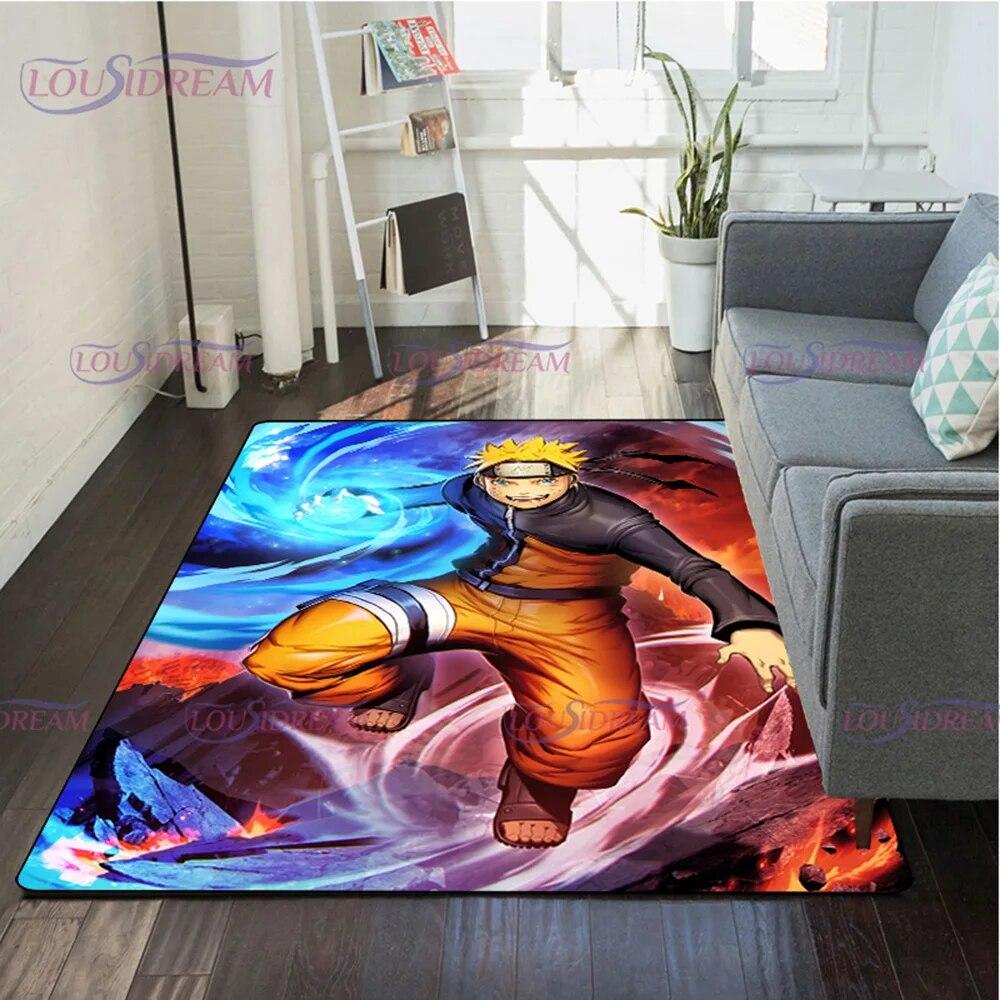 Креативный ковер с принтом N-Naruto, коврик для йоги, нескользящий ковер, коврик для ванной, напольный коврик, коврик для гостиной, подарок на день рождения