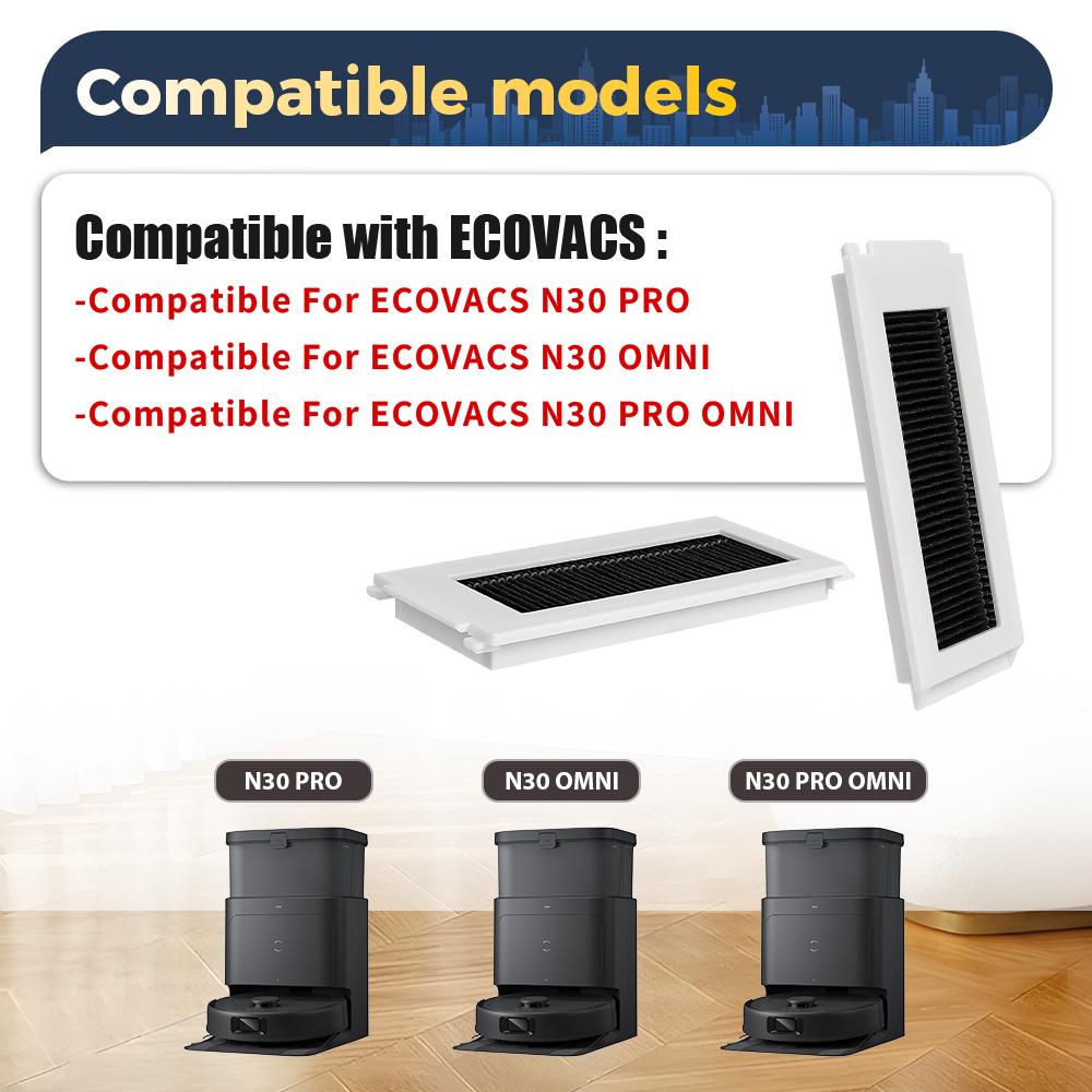 HEPA Фильтр для Ecovacs DEEBOT N30 Omni N30 Pro Omni N30 Pro Робот-пылесос Запчасти Аксессуары