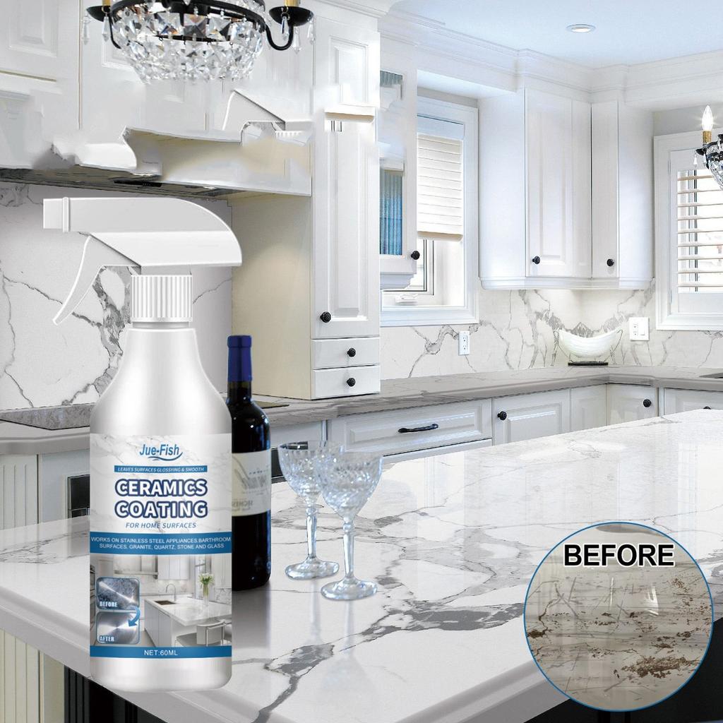 Multi-Purpose Cleaner for Kitchen: Deep Cleaning Oil Stains and Removing Rust - Ceramic Coating Spray