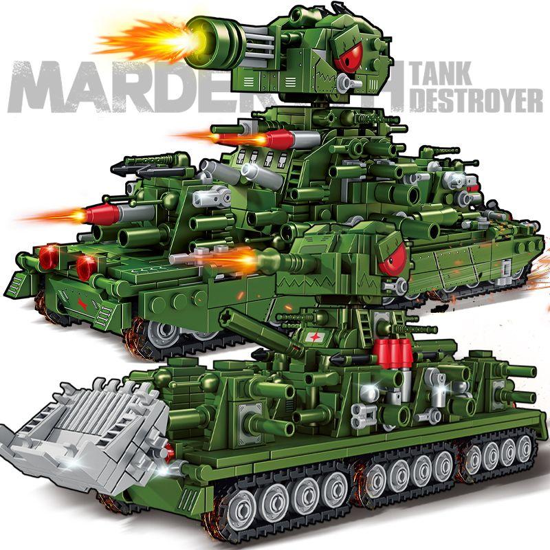 Мир Танков Ultimate KV44 Carl 44 Строительный Пазл Игрушка KV99 Ultimate Leviathan
