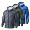New Men's Jacket Spring Spring Light Breathable Outdoor Leisure Hooded Coat Sports Windbreaker