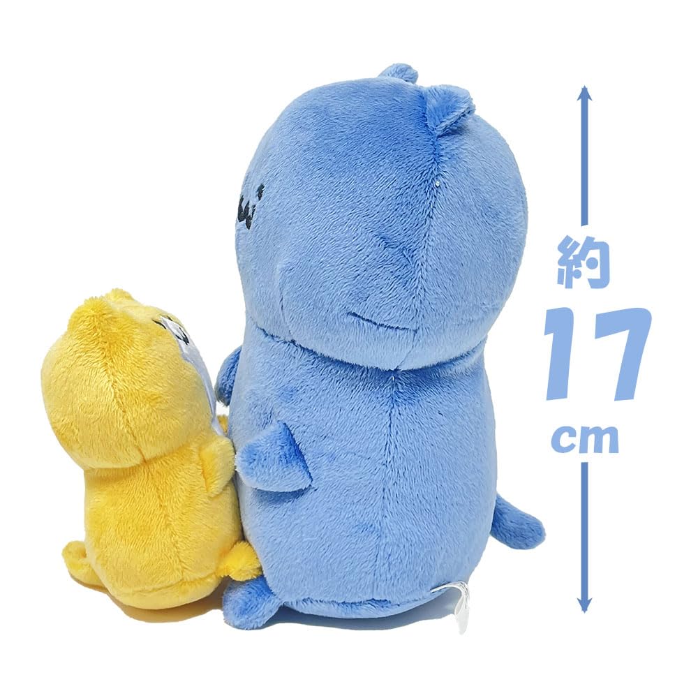 Официальная плюшевая игрушка Obungu to Issho Buruburu Hug 15 см, Прибл.. (синий)
