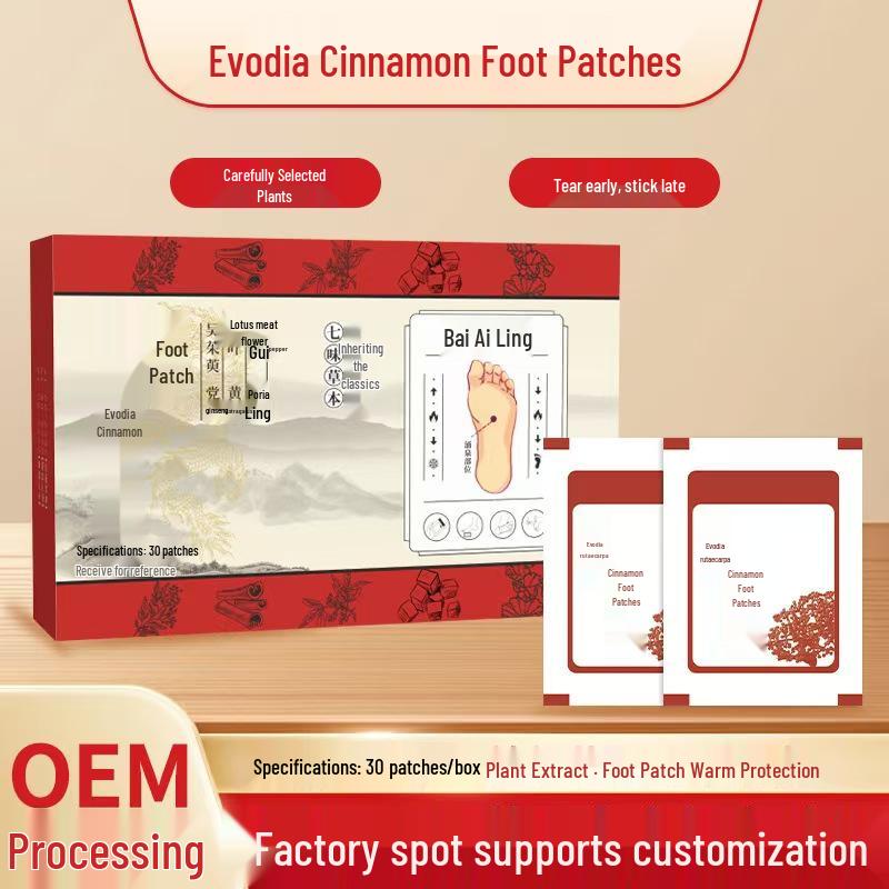 Vitality Poria Eight Treasures Foot Patch with Sichuan Pepper