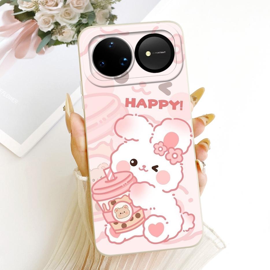 Чехол для Huawei Nova 15 Pro Ultra 5G Милый Кролик Модный Мультяшный Чехол Силиконовый Чехол для Huawei Nova 15 Ultra Nova15 Мягкие Fundas