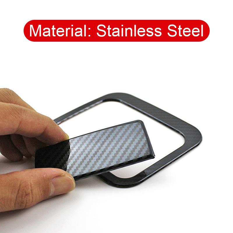 For Toyota RAV4 XA50 2019-2021 2022 2023 2024 RAV 4 Hybrid Stainless Car Storage Box Co-pilot Handle Bowl Cover Trim Stickers