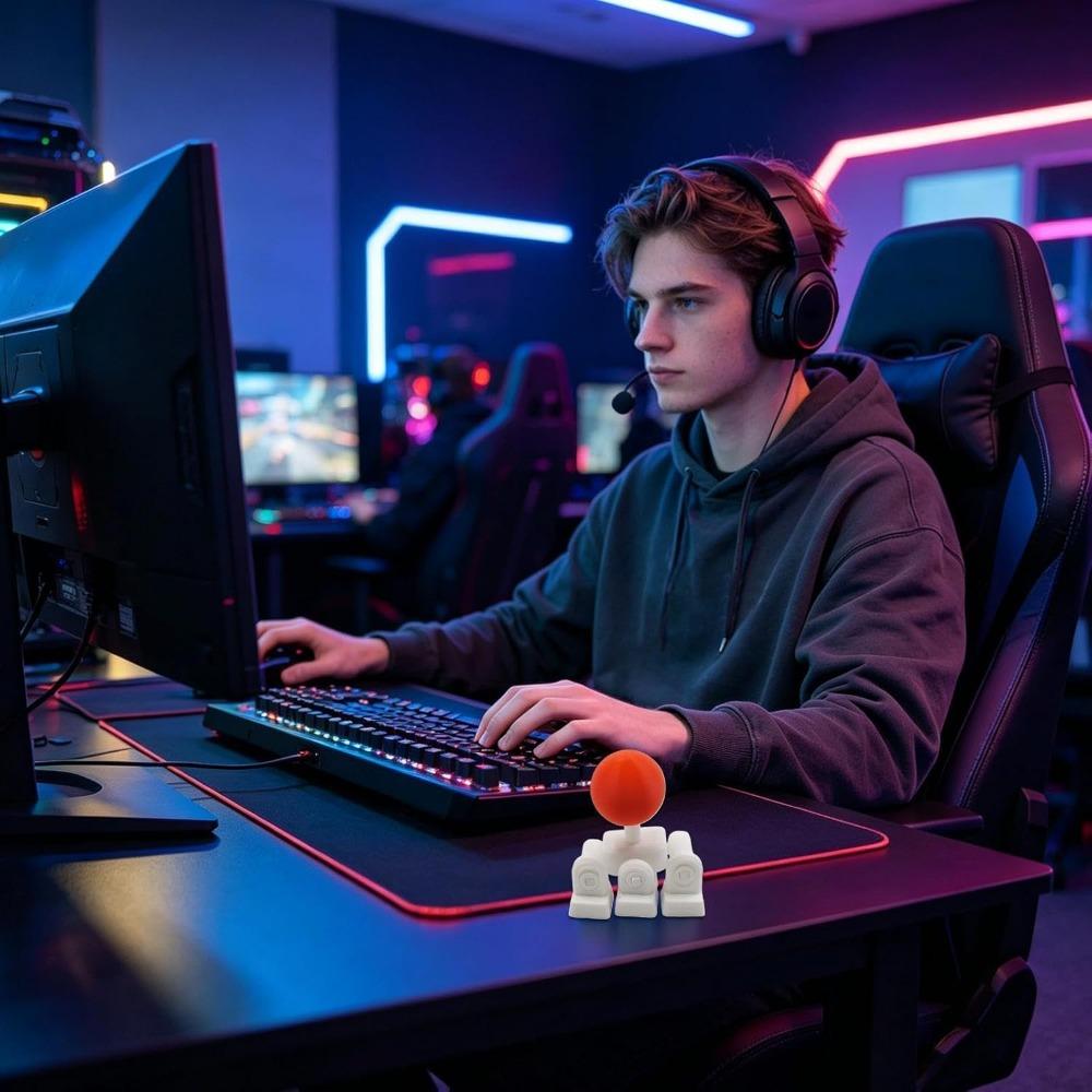 3D printed keyboard joysticks, arcade joysticks (keycaps), four-way mechanical keyboard controllers, WASD four-key linkage accessories